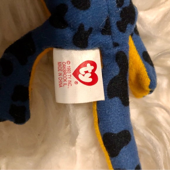 RARE ORIGINAL Beanie Baby Lizzy Mint condition with Errors retired. - Picture 11 of 11